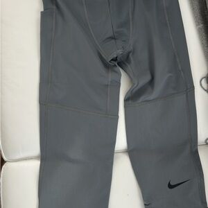 Nike Black and Gray Kids Leggings